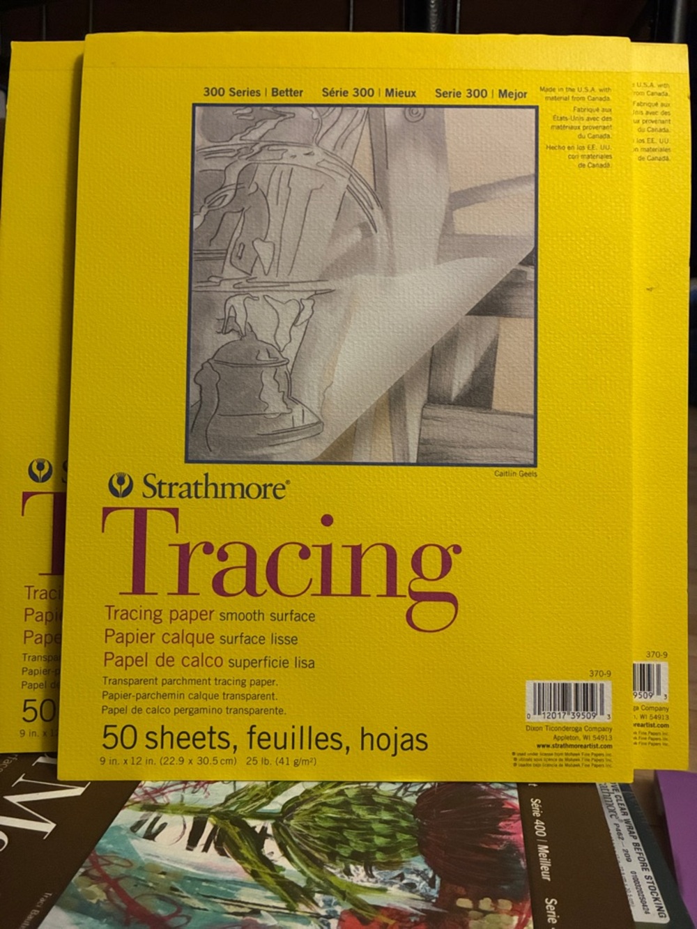Strathmore Tracing Paper Pad - Yellow Cover